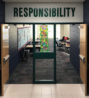 Picture of a responsibility sign