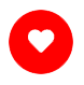 Picture of a white heart inside of a red circle
